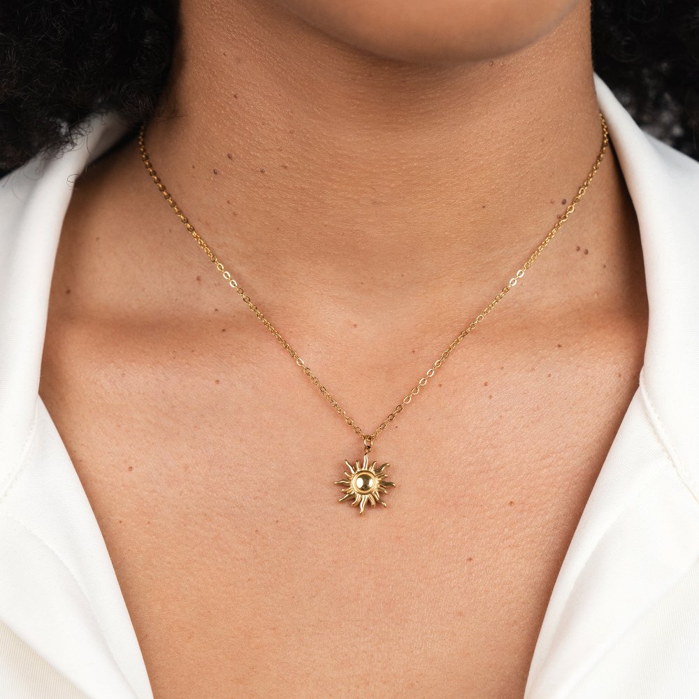Collier Sunburst en Or