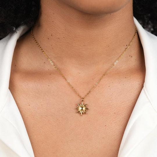 Collier Sunburst en Or