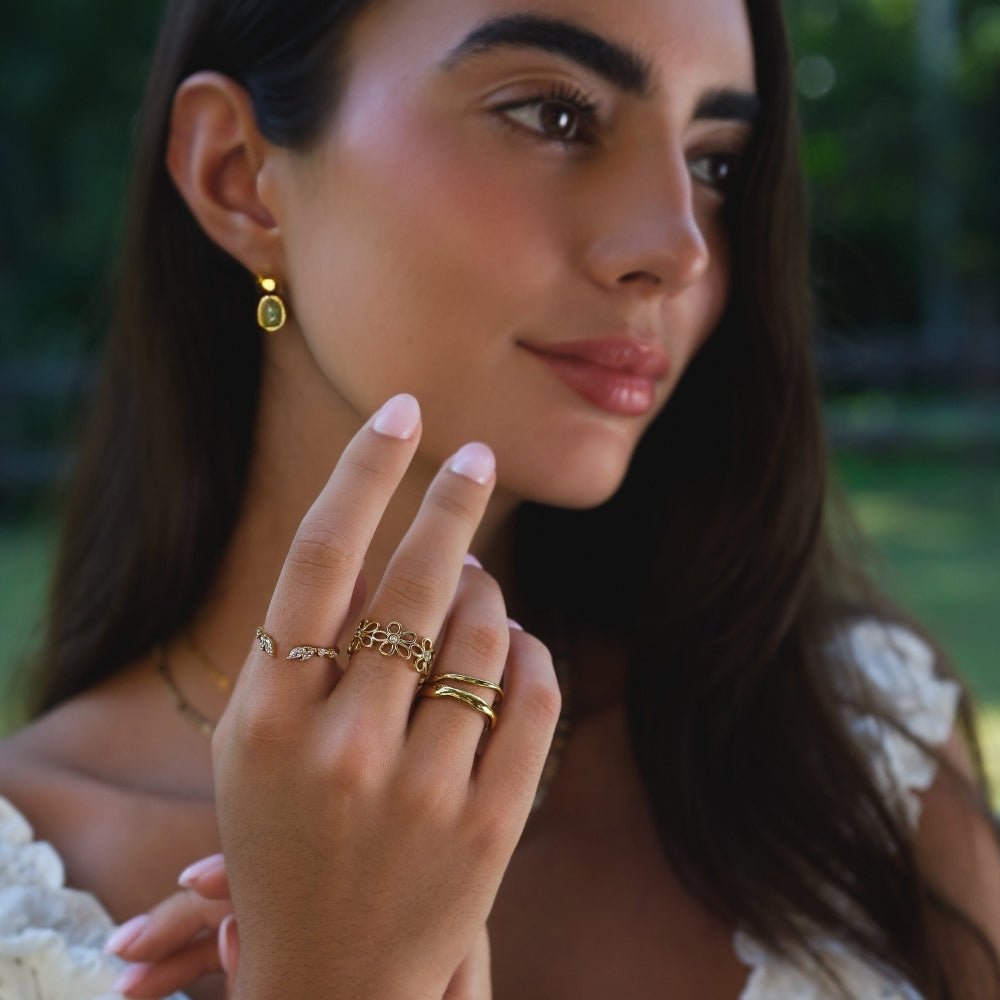 Bague Infini Fleur Sauvage en Or