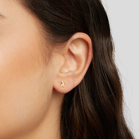 Boucles d'oreilles Stud Graffiti X