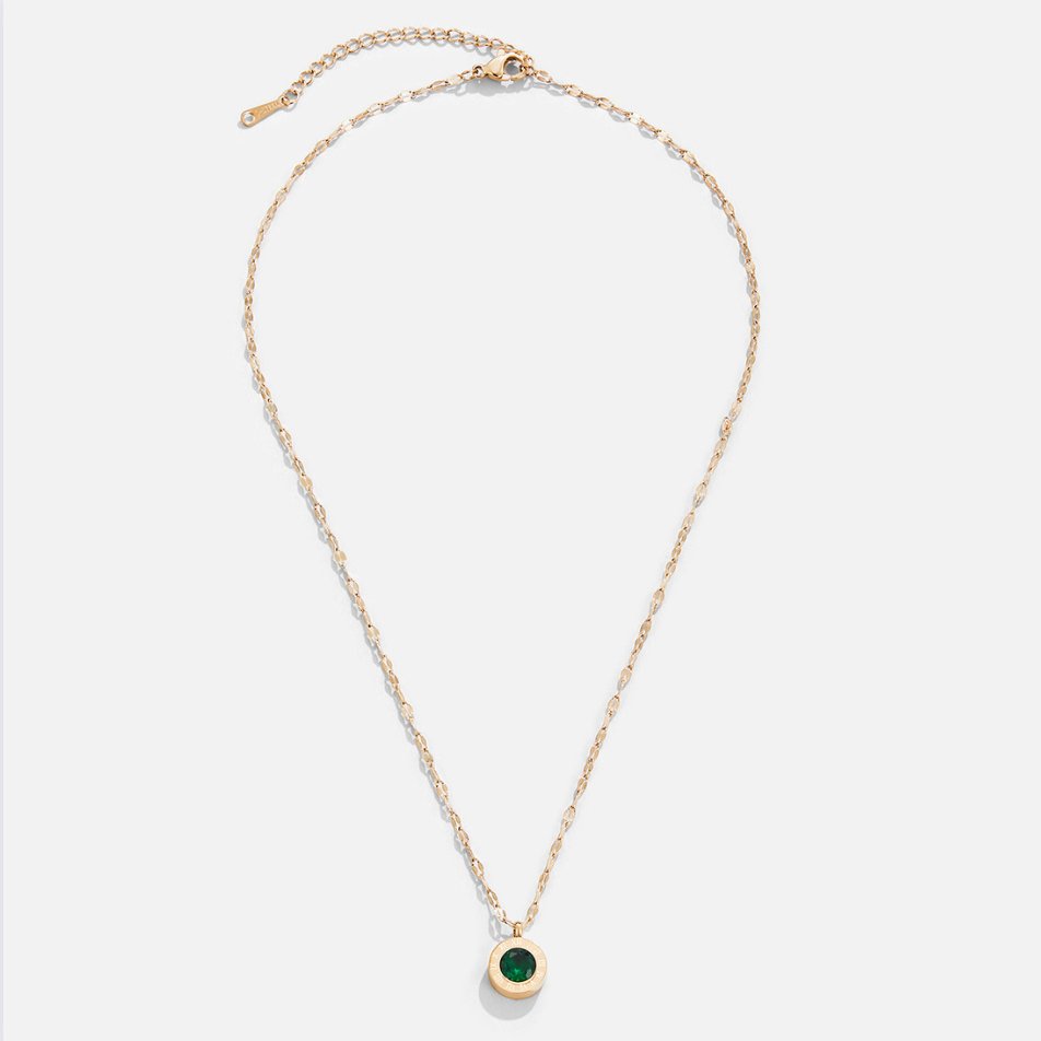 Collier Athena en Cristal Vert