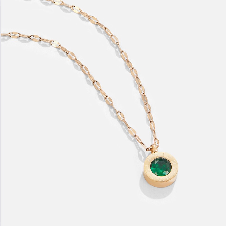 Collier Athena en Cristal Vert
