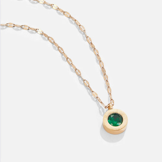 Collier Athena en Cristal Vert