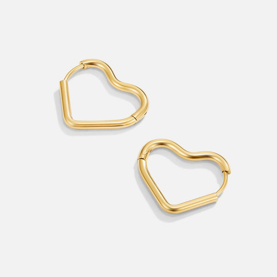 Boucles d'oreilles en or cœur