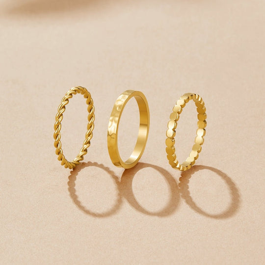 Bague Empilée Hella en Or