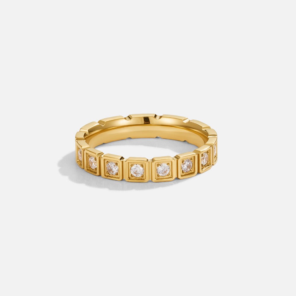 Bague en Cristal d'Or Hera