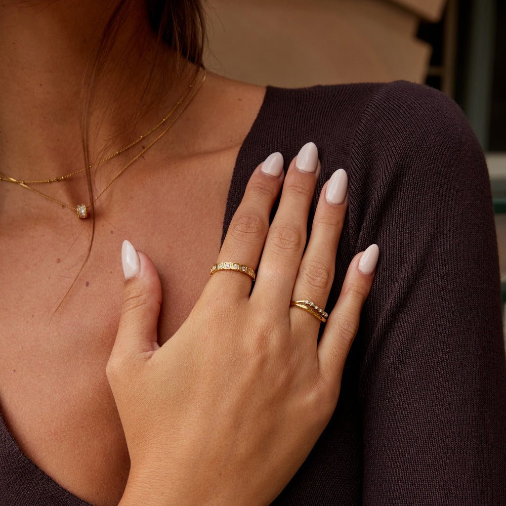Bague en Cristal d'Or Hera