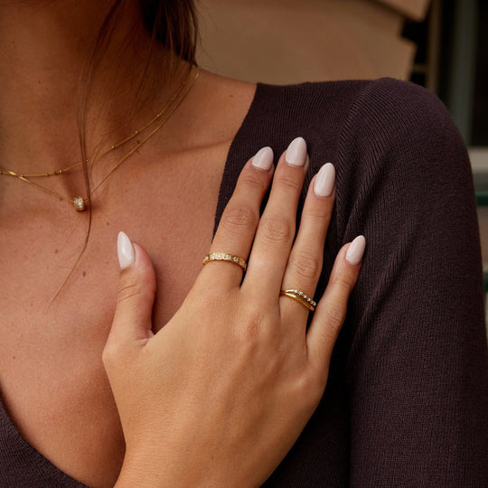 Bague en Cristal d'Or Hera