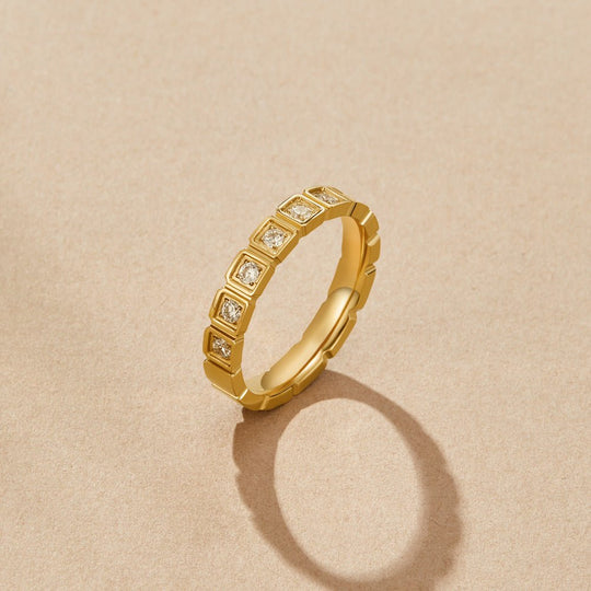 Bague en Cristal d'Or Hera