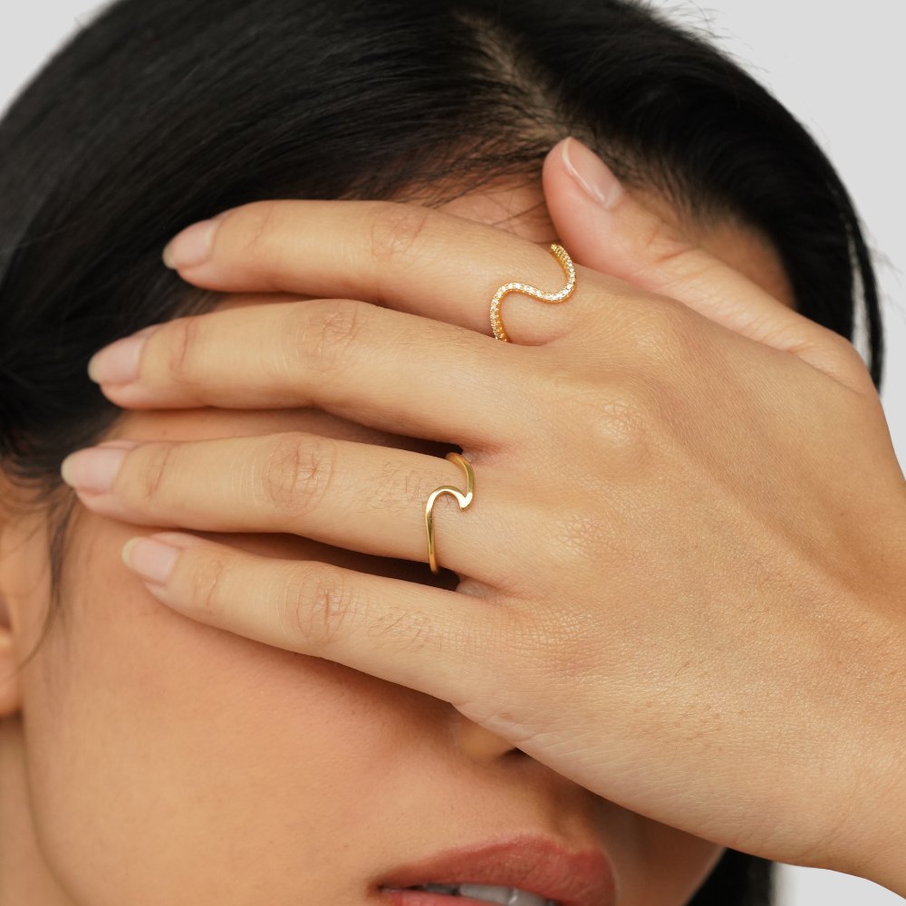 Bague Vague Or Imari