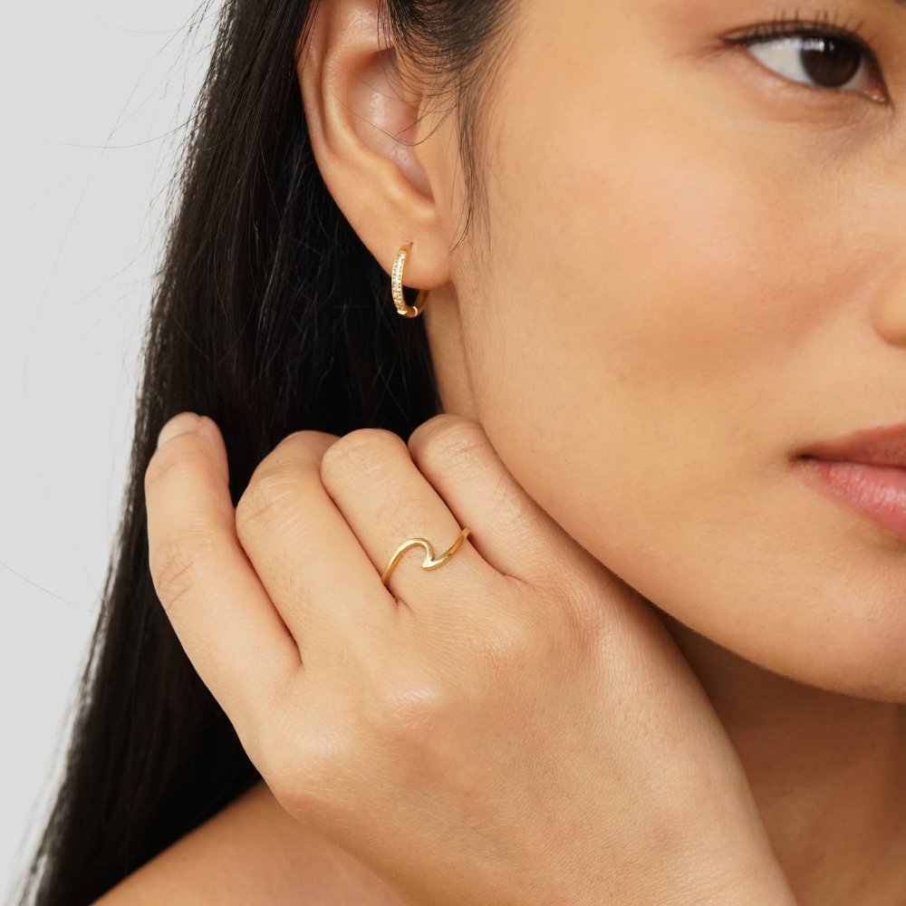 Bague Vague Or Imari