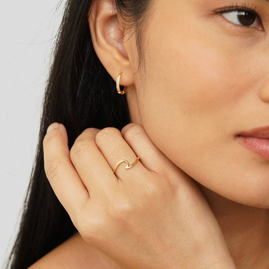 Bague Vague Or Imari