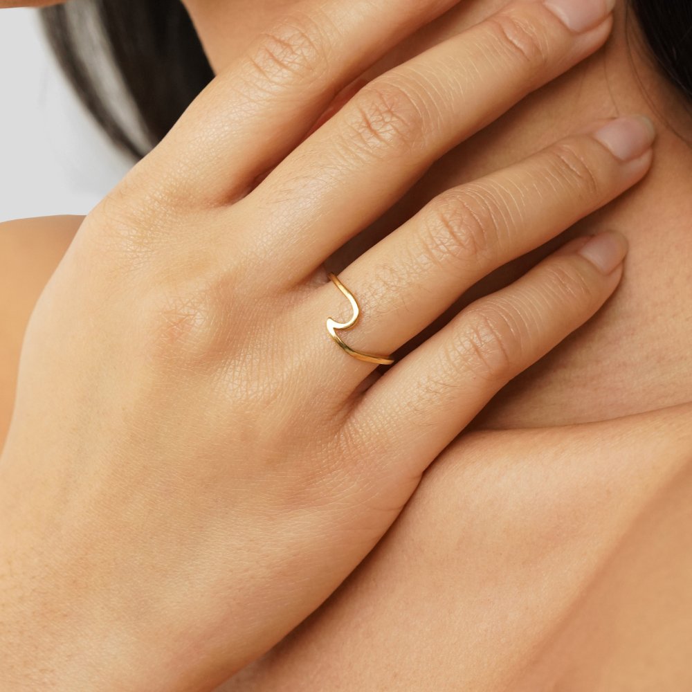 Bague Vague Or Imari