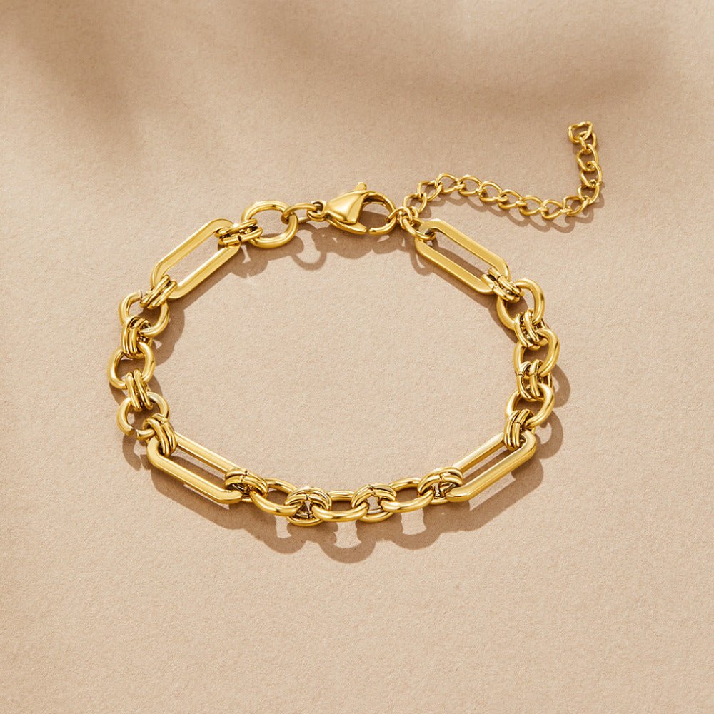 Bracelet Chunky en Or Iris