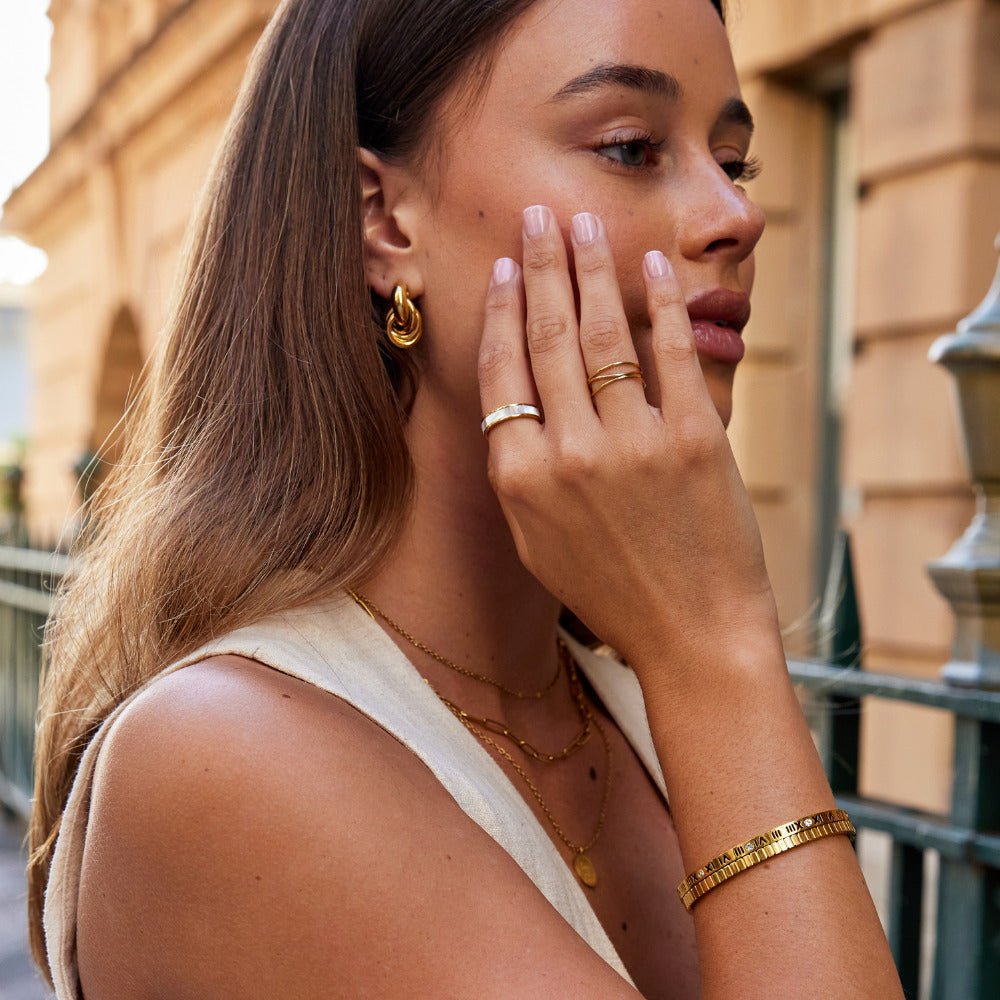Bague en Or Perle d'Ivoire