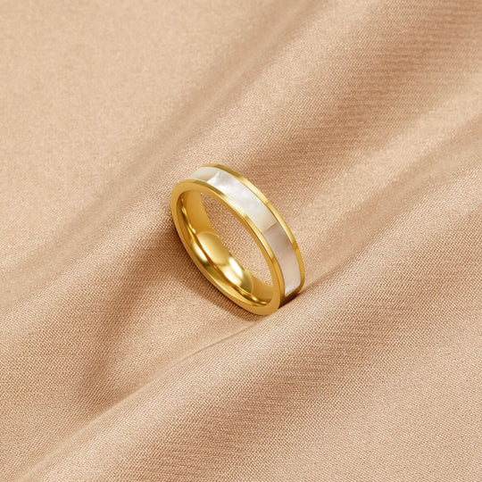 Bague en Or Perle d'Ivoire