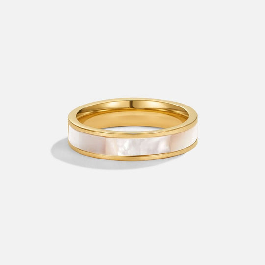 Bague en Or Perle d'Ivoire