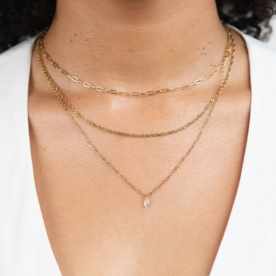 Collier Triple Chaîne Jana