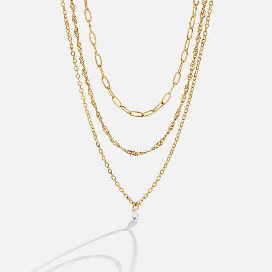 Collier Triple Chaîne Jana