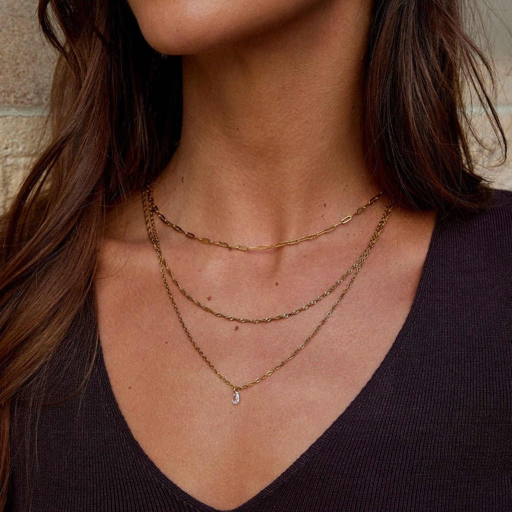 Collier Triple Chaîne Jana