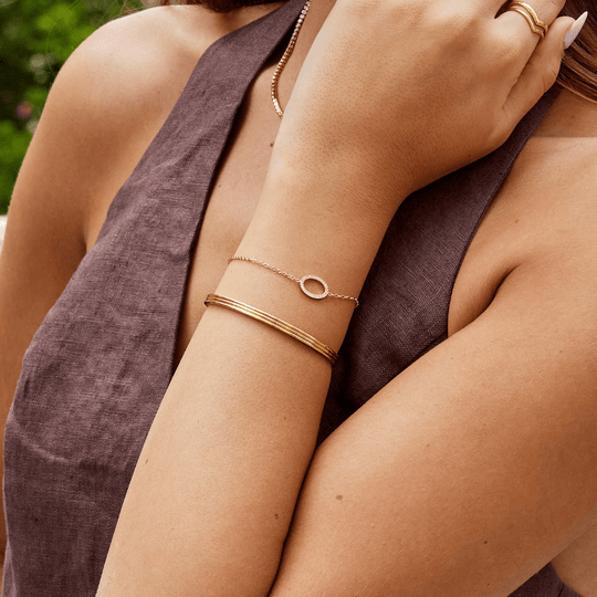 Bracelet Rond en Cristal Kaia