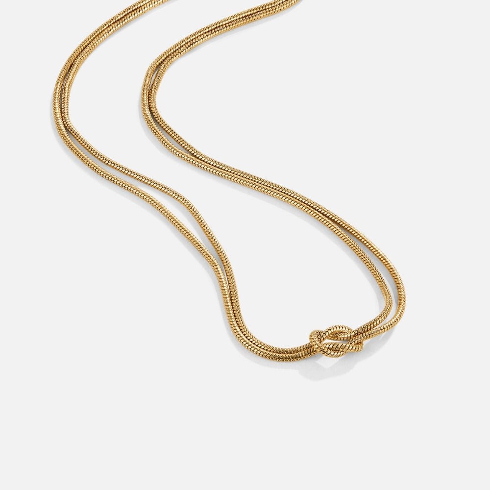 Collier Chaîne Nouée en Or