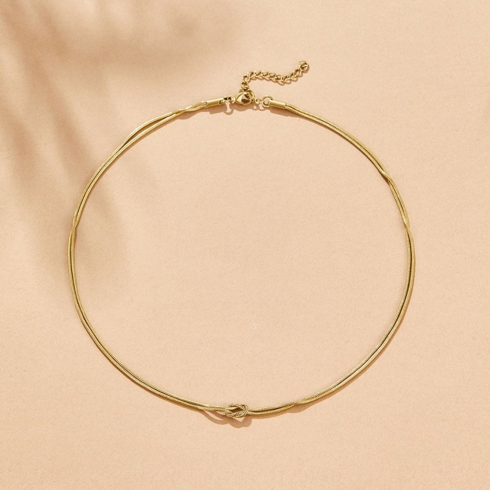 Collier Chaîne Nouée en Or