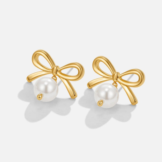 Boucles d'oreilles en perles Laila Bow