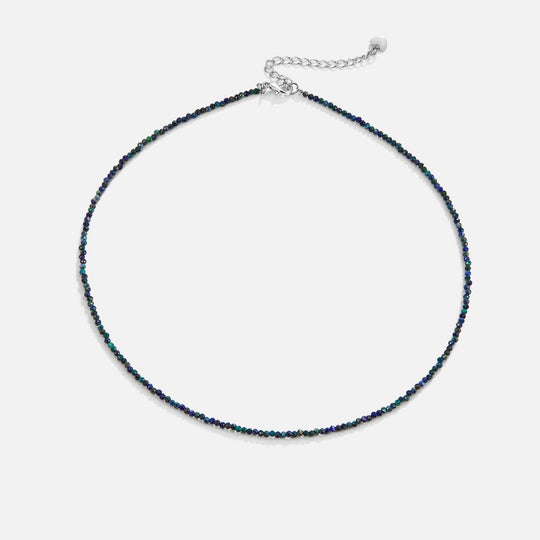Collier en Pierre de Lapis Lazuli avec Perles