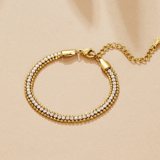 Bracelet en Cristal Adison Superposé