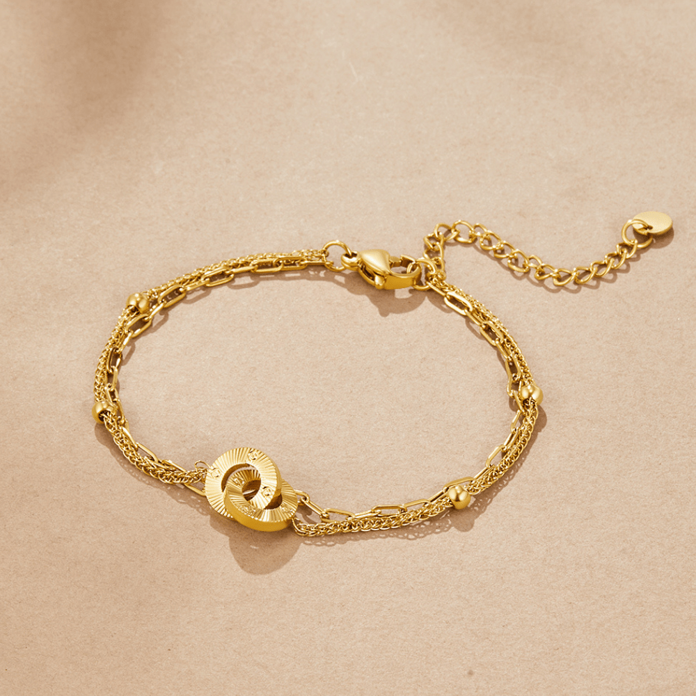 Bracelet Boucle Éternité Superposé