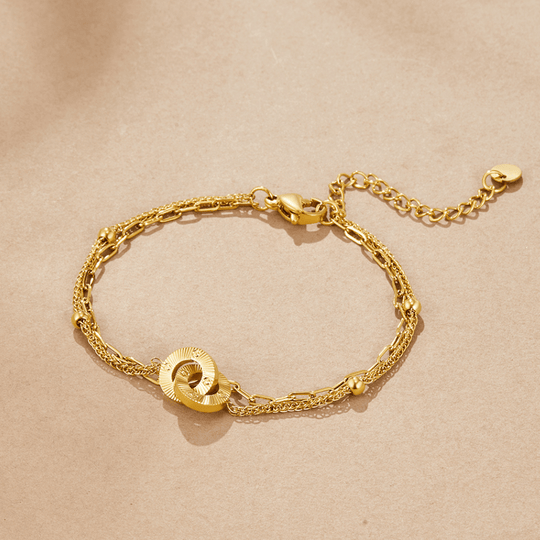 Bracelet Boucle Éternité Superposé