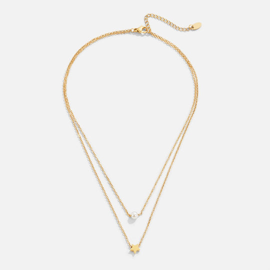 Collier Étoile et Perles en Or