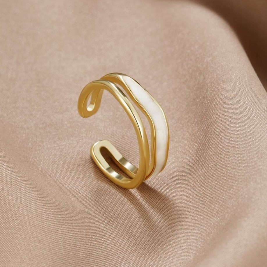 Bague en Or Sahara Superposée