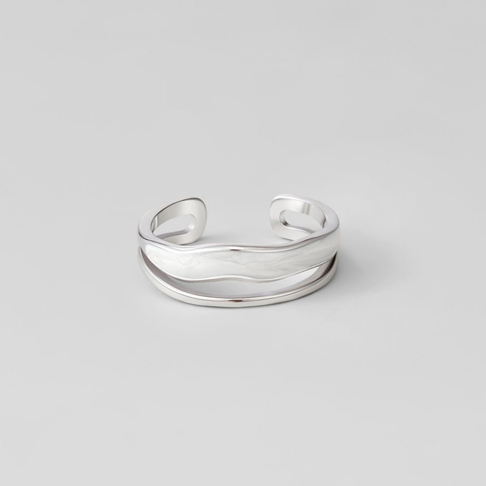 Bague en Argent Superposé Sahara