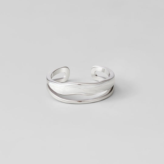 Bague en Argent Superposé Sahara