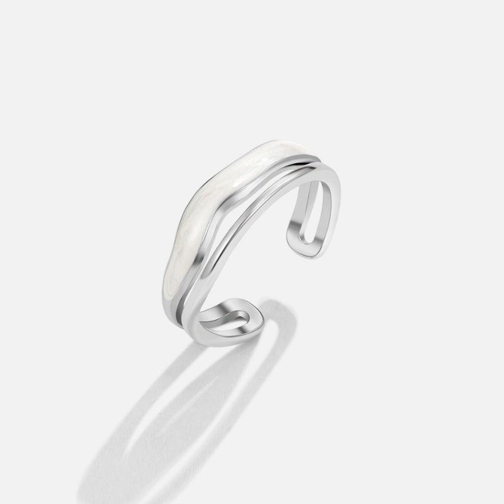 Bague en Argent Superposé Sahara