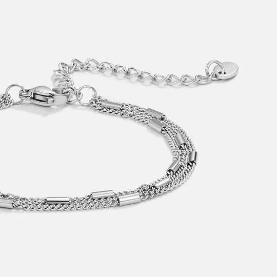 Bracelet Alia en Argent Superposé