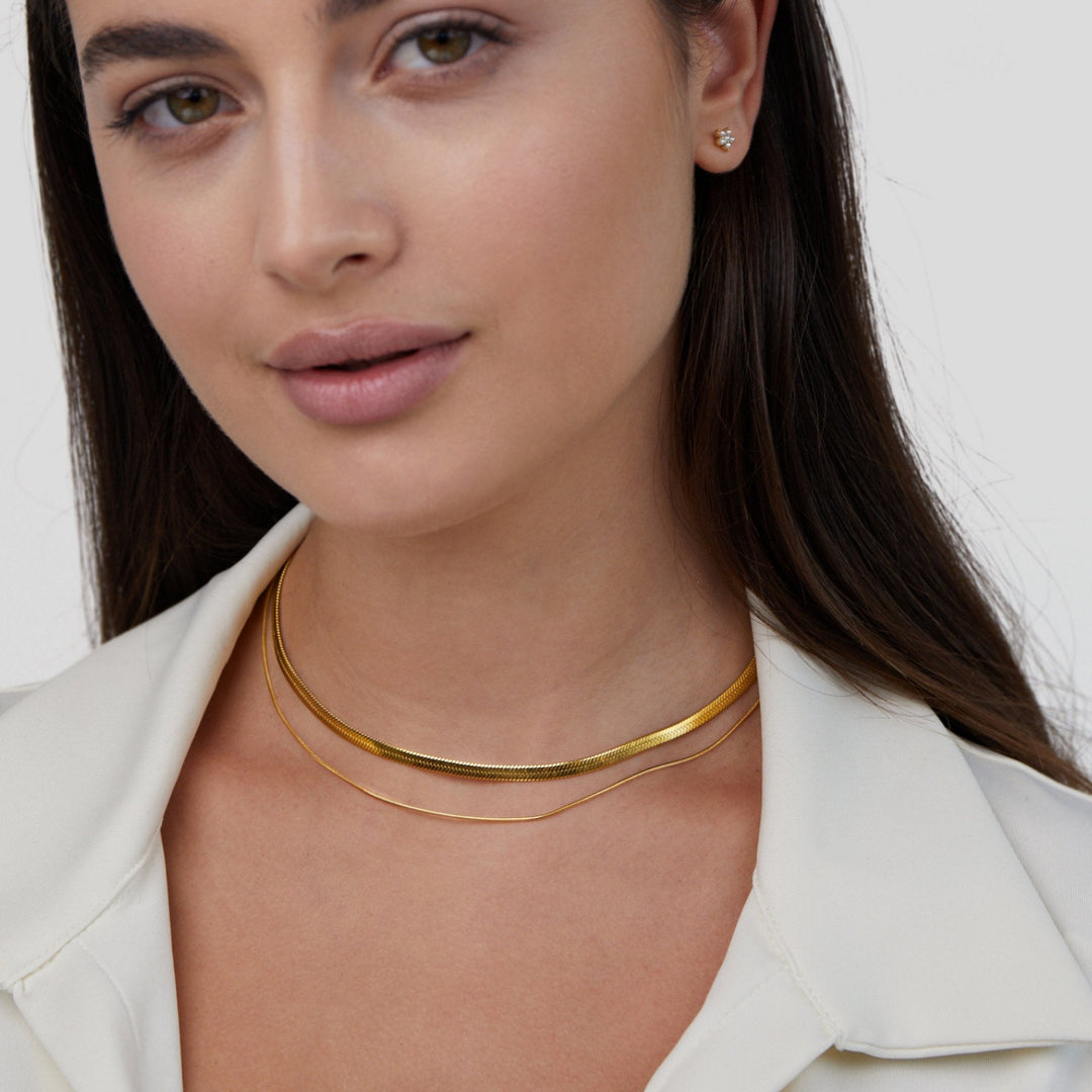 Collier superposé en or 18K Layla