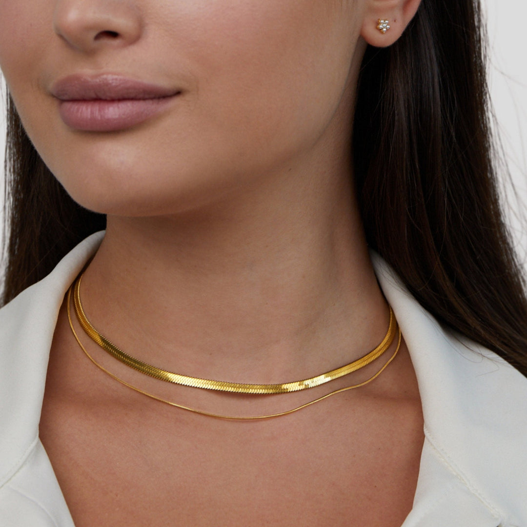 Collier superposé en or 18K Layla