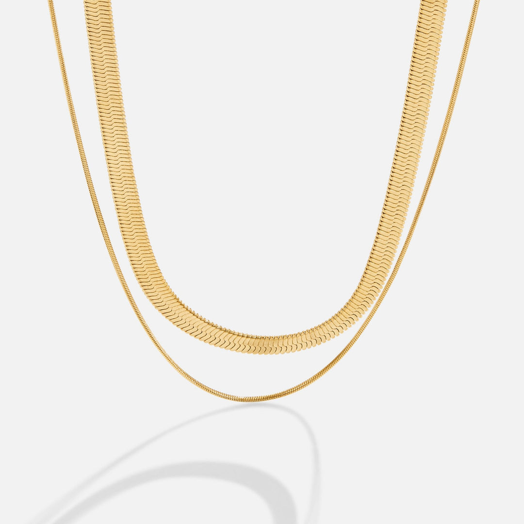 Collier superposé en or 18K Layla