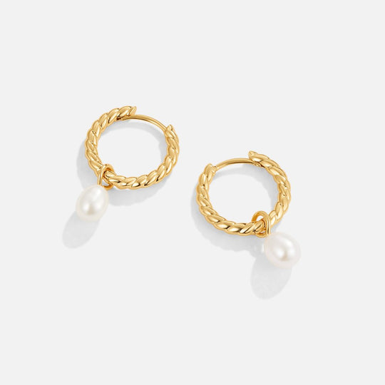 Boucles d'oreilles Layla Pearl Twist