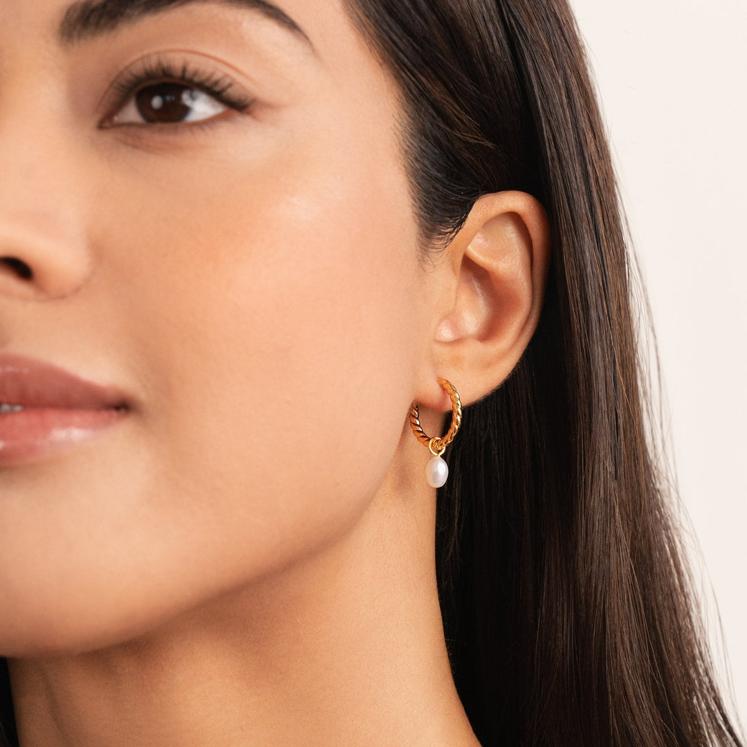 Boucles d'oreilles Layla Pearl Twist