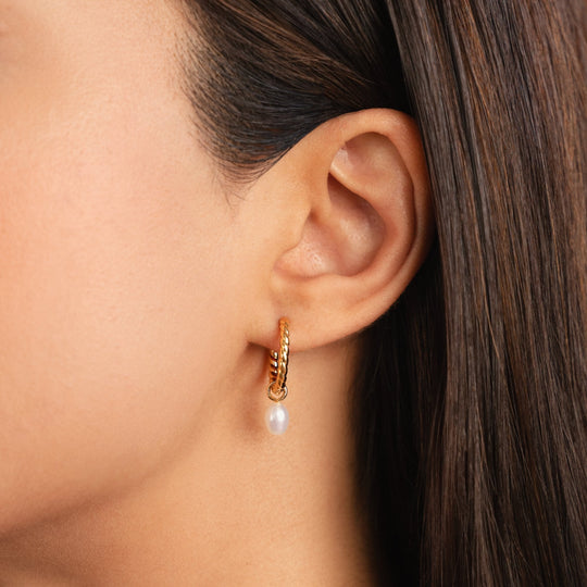 Boucles d'oreilles Layla Pearl Twist
