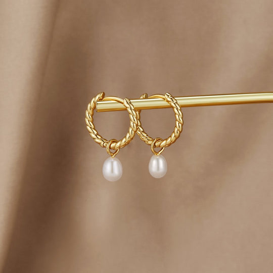 Boucles d'oreilles Layla Pearl Twist