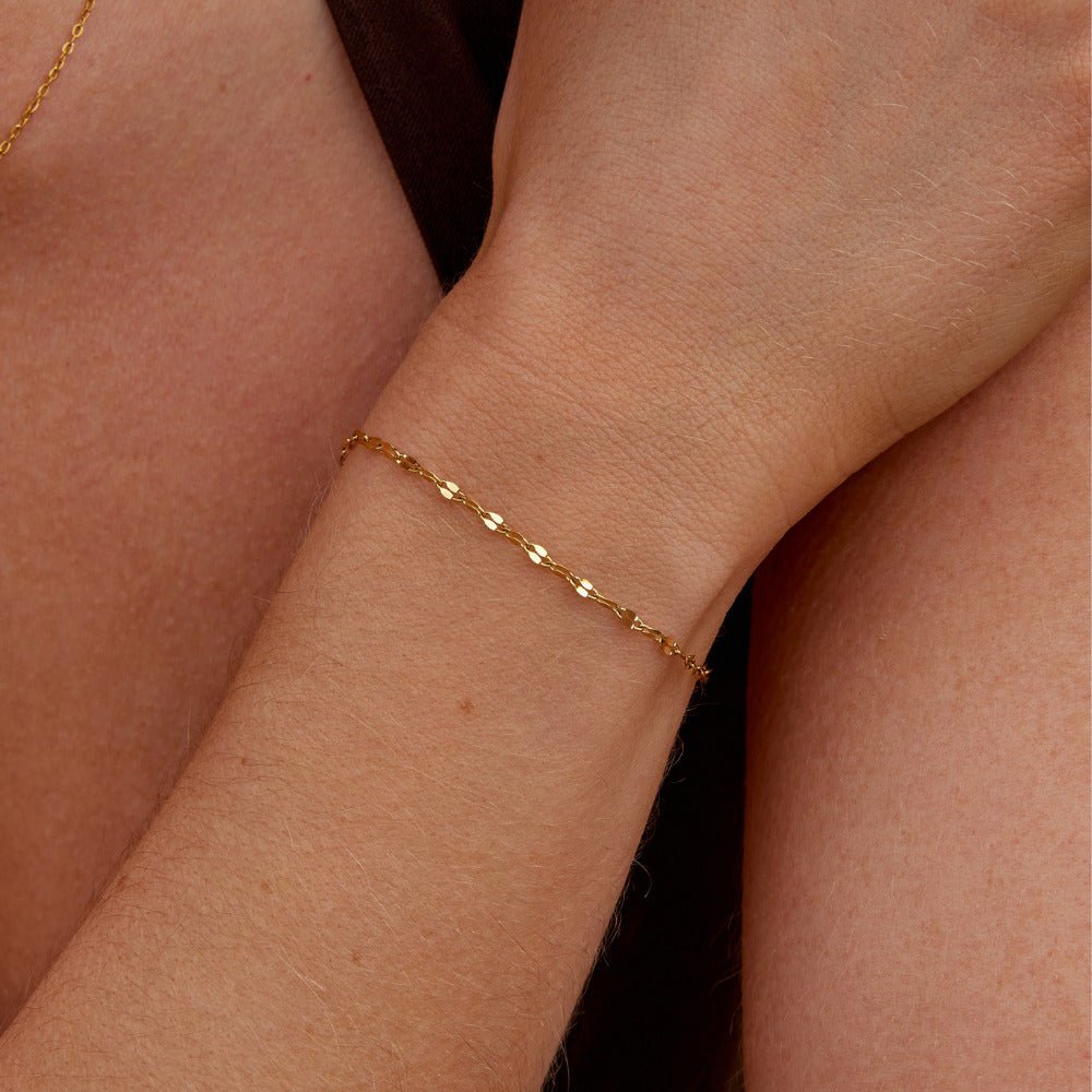 Bracelet en Chaîne en Or Leila