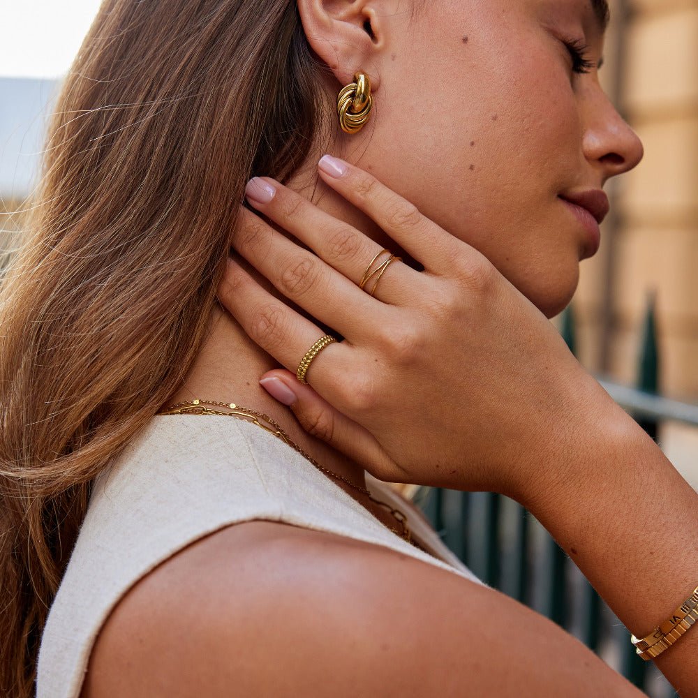 Bague Perles Leona en Or