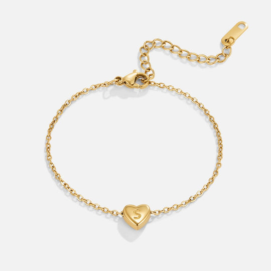 Bracelet Cœur Lettre