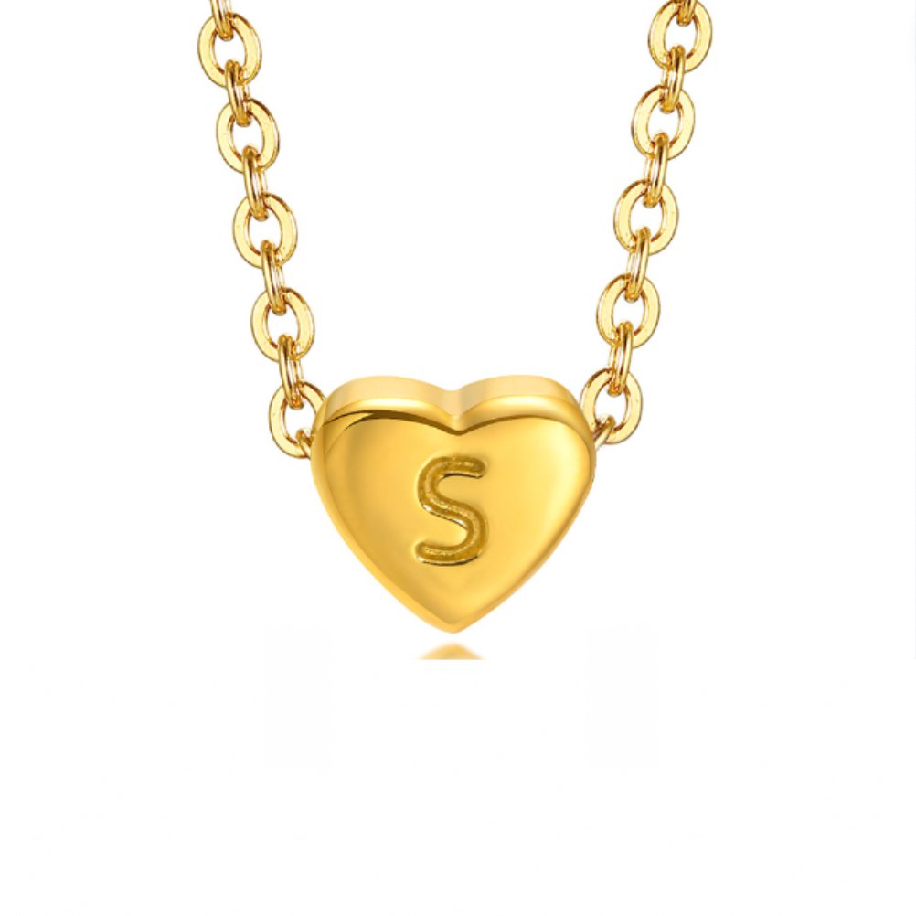 Collier Cœur Lettre