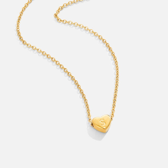 Collier Cœur Lettre